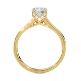 1 ctw Round Lab Grown Diamond Solitaire Engagement Ring