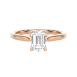 Emerald-Cut Lab Grown Diamond Solitaire Engagement Ring