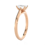 Emerald-Cut Lab Grown Diamond Solitaire Engagement Ring