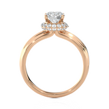1 ctw Round Lab Grown Diamond Solitaire Engagement Ring