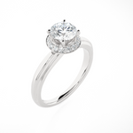 1 ctw Round Lab Grown Diamond Solitaire Engagement Ring
