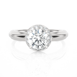 1 ctw Round Lab Grown Diamond Solitaire Engagement Ring