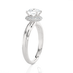 1 ctw Round Lab Grown Diamond Solitaire Engagement Ring