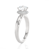 1 ctw Round Lab Grown Diamond Solitaire Engagement Ring