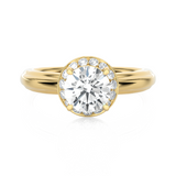 1 ctw Round Lab Grown Diamond Solitaire Engagement Ring