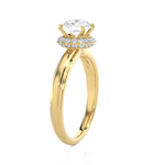 1 ctw Round Lab Grown Diamond Solitaire Engagement Ring