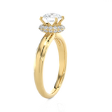 1 ctw Round Lab Grown Diamond Solitaire Engagement Ring