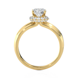 1 ctw Round Lab Grown Diamond Solitaire Engagement Ring