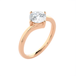 1 1/4 ctw Round Lab Grown Diamond Solitaire Engagement Ring