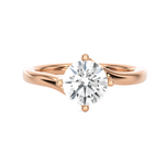 1 1/4 ctw Round Lab Grown Diamond Solitaire Engagement Ring
