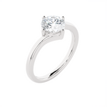 1 1/4 ctw Round Lab Grown Diamond Solitaire Engagement Ring