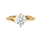 1 1/4 ctw Round Lab Grown Diamond Solitaire Engagement Ring