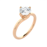 3/4 ctw Round Lab Grown Diamond Solitaire Engagement Ring