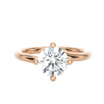 3/4 ctw Round Lab Grown Diamond Solitaire Engagement Ring