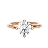 3/4 ctw Round Lab Grown Diamond Solitaire Engagement Ring