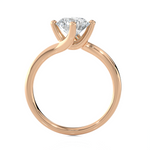 3/4 ctw Round Lab Grown Diamond Solitaire Engagement Ring