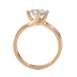 3/4 ctw Round Lab Grown Diamond Solitaire Engagement Ring
