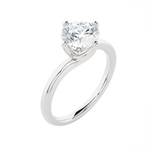 3/4 ctw Round Lab Grown Diamond Solitaire Engagement Ring