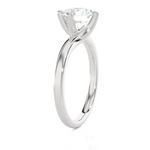 3/4 ctw Round Lab Grown Diamond Solitaire Engagement Ring