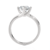 3/4 ctw Round Lab Grown Diamond Solitaire Engagement Ring