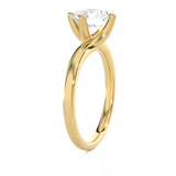 3/4 ctw Round Lab Grown Diamond Solitaire Engagement Ring