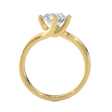 3/4 ctw Round Lab Grown Diamond Solitaire Engagement Ring