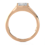 Emerald-Cut Lab Grown Diamond Solitaire Engagement Ring