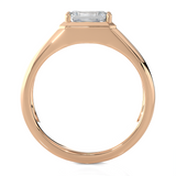 Emerald-Cut Lab Grown Diamond Solitaire Engagement Ring