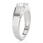 Emerald-Cut Lab Grown Diamond Solitaire Engagement Ring