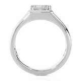 Emerald-Cut Lab Grown Diamond Solitaire Engagement Ring