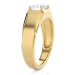 Emerald-Cut Lab Grown Diamond Solitaire Engagement Ring