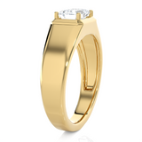 Emerald-Cut Lab Grown Diamond Solitaire Engagement Ring