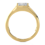 Emerald-Cut Lab Grown Diamond Solitaire Engagement Ring
