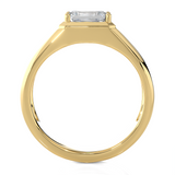 Emerald-Cut Lab Grown Diamond Solitaire Engagement Ring