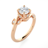 1 ctw Round Lab Grown Diamond Solitaire Engagement Ring