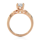 1 ctw Round Lab Grown Diamond Solitaire Engagement Ring