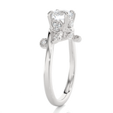 1 ctw Round Lab Grown Diamond Solitaire Engagement Ring