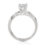1 ctw Round Lab Grown Diamond Solitaire Engagement Ring