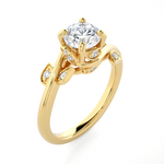 1 ctw Round Lab Grown Diamond Solitaire Engagement Ring