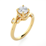 1 ctw Round Lab Grown Diamond Solitaire Engagement Ring