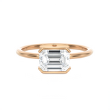 Emerald-Cut Lab Grown Diamond Solitaire Engagement Ring