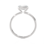 Emerald-Cut Lab Grown Diamond Solitaire Engagement Ring