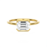 Emerald-Cut Lab Grown Diamond Solitaire Engagement Ring