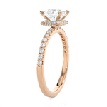 1 1/2 ctw Princess-Cut Lab Grown Diamond Side Stone Engagement Ring