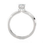 1 ctw Pear-Shaped Lab Grown Diamond Solitaire Engagement Ring
