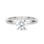 1 ctw Round Lab Grown Diamond Solitaire Engagement Ring