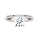 1 ctw Round Lab Grown Diamond Solitaire Engagement Ring