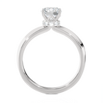 1 ctw Round Lab Grown Diamond Solitaire Engagement Ring