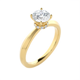 1 ctw Round Lab Grown Diamond Solitaire Engagement Ring