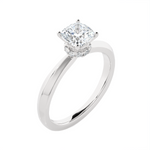 Emerald-Cut Lab Grown Diamond Solitaire Engagement Ring